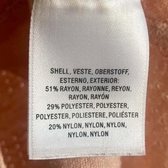 Anthropologie Akemi + Kin Sylvie Pointelle Tunic Top  Roll Tab Sleeve - Picture 9 of 9